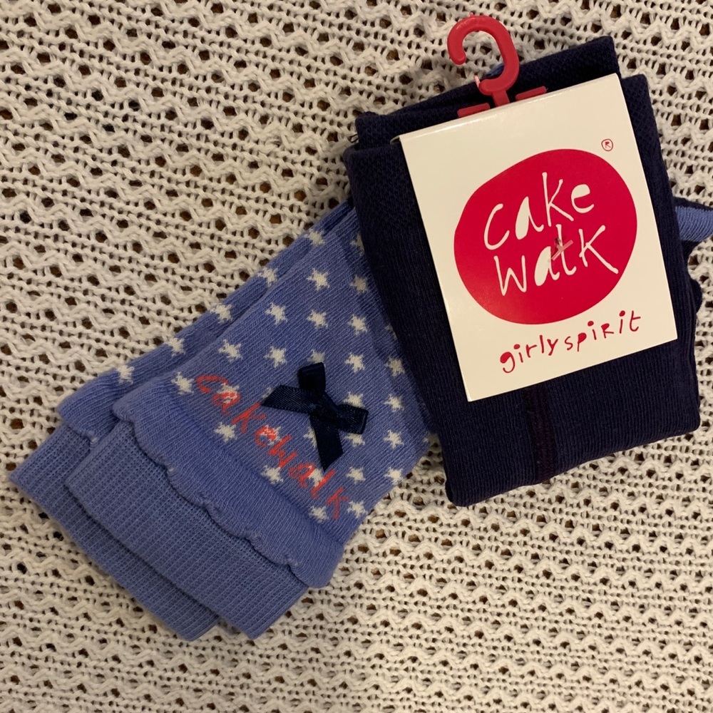 CAKEWALK girls tights 9 months blue